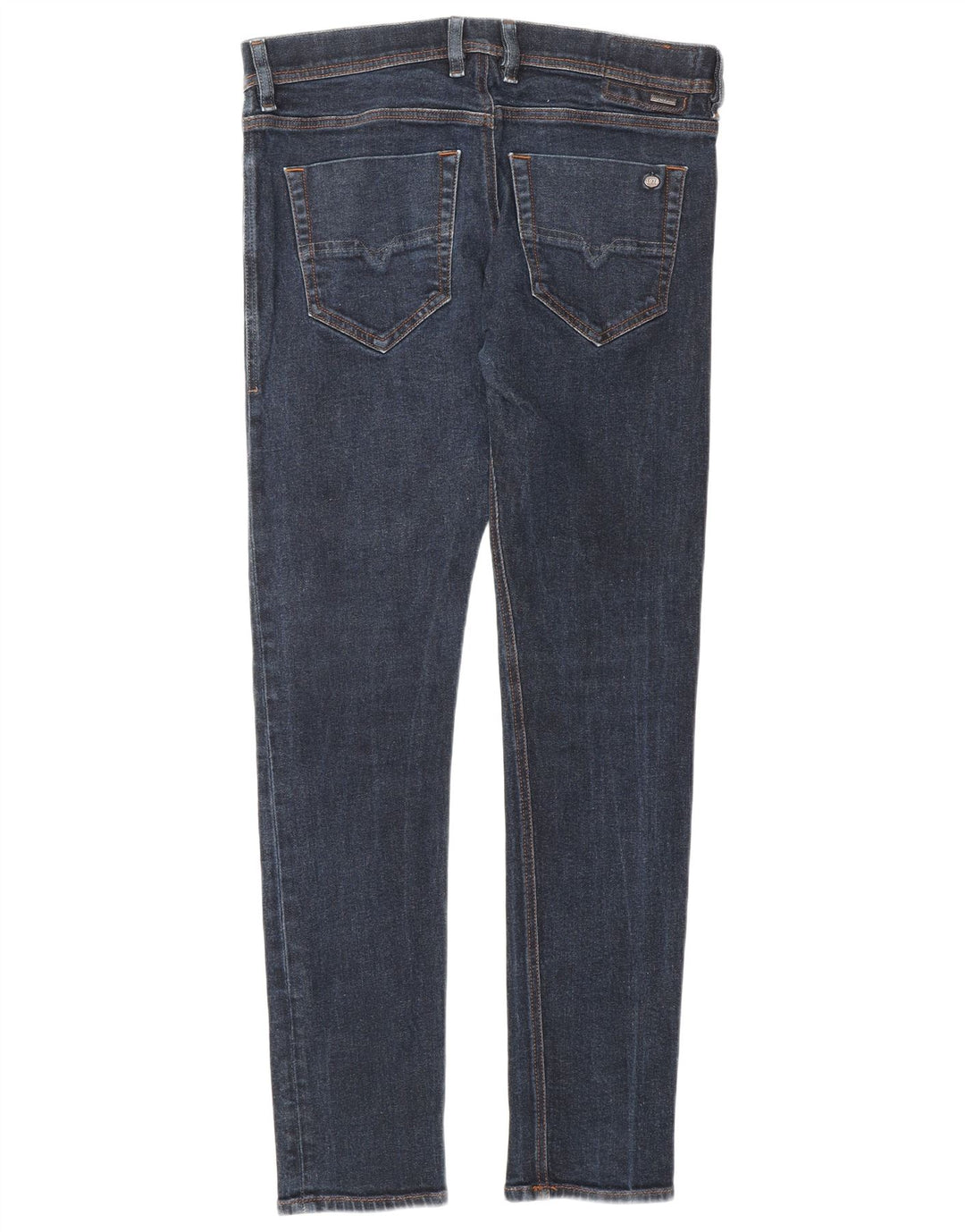 Jeans skinny da uomo DIESEL W32 L32 in cotone blu navy