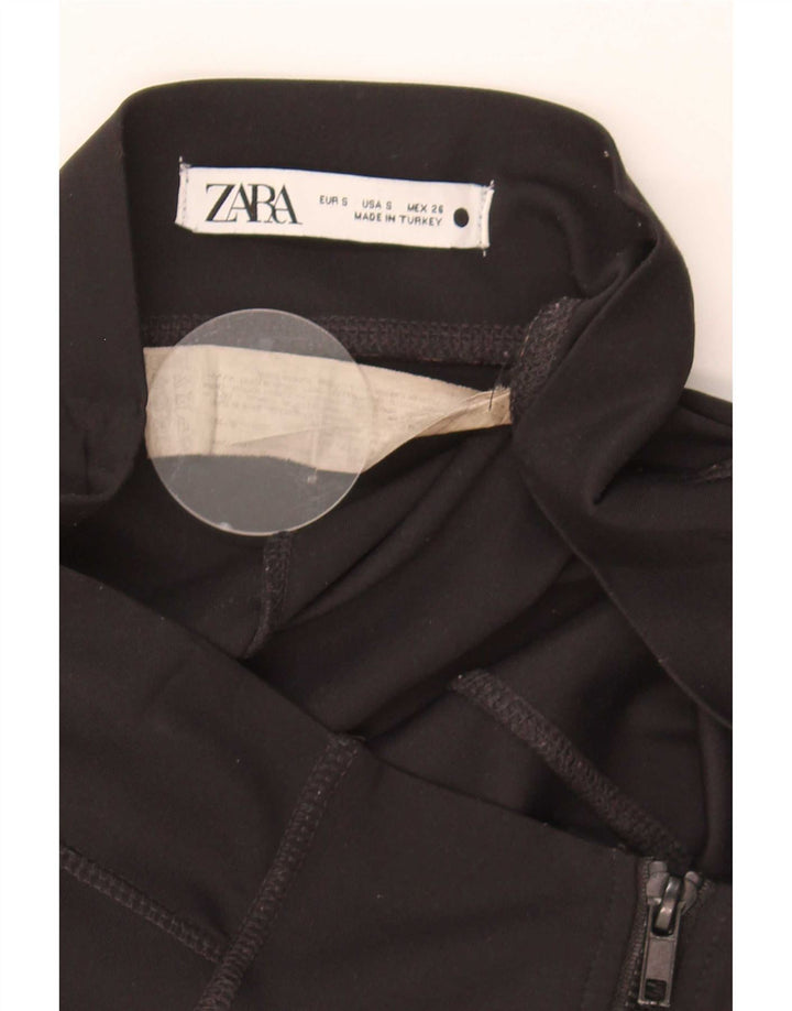 Leggings Zara da donna UK 8 Small neri in poliammide
