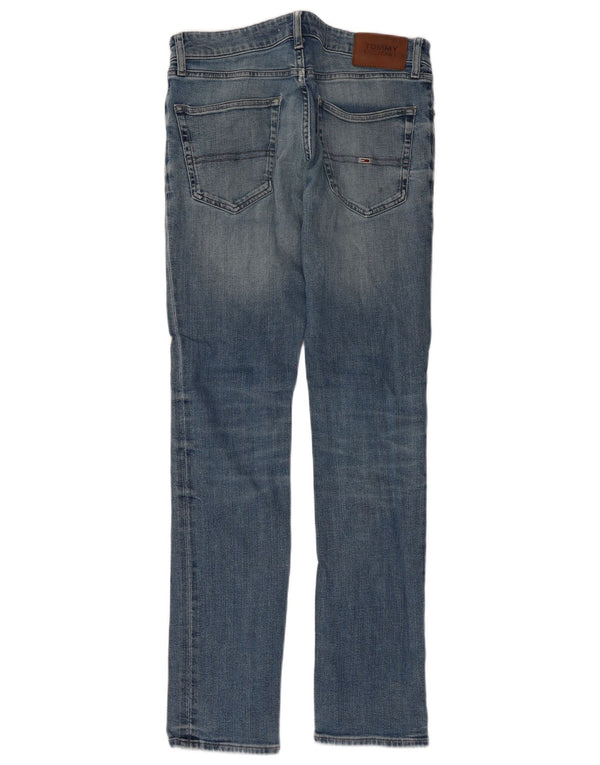 Tommy Hilfiger Uomo Scanton Slim Jeans W30 L32 Blu Cotone