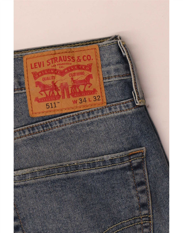 Jeans Levi's Uomo 511 Slim W34 L29 Blu