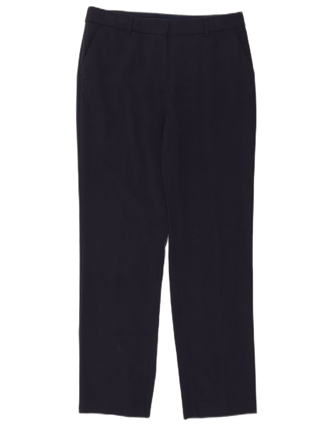 Pantaloni da abito da donna Marks & Spencer UK 12 Medium W30 L30 Blu Navy