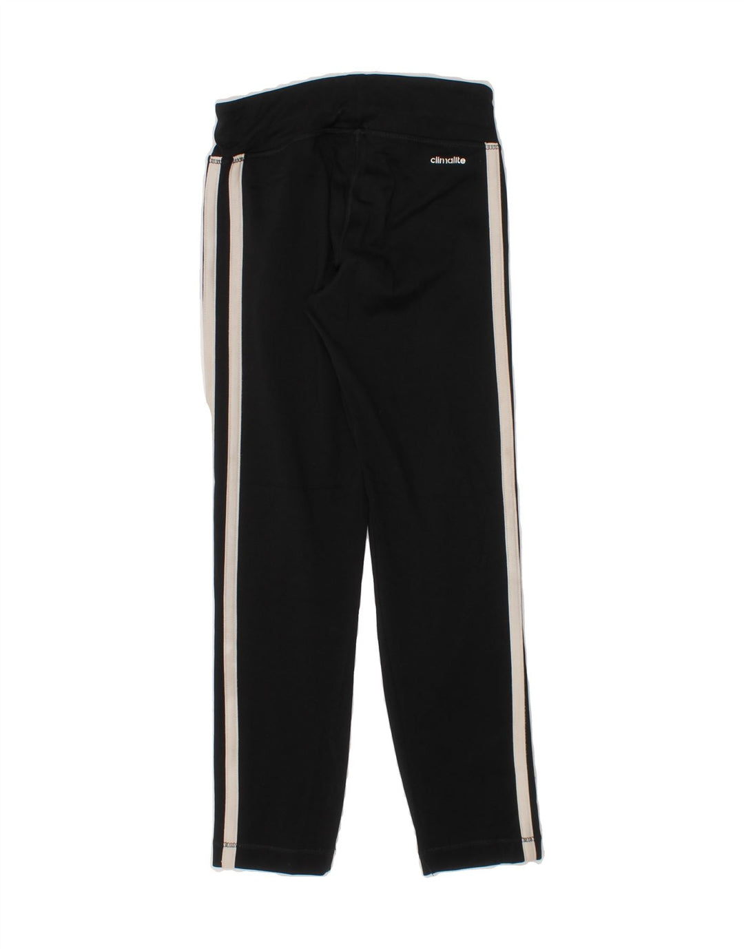 ADIDAS Girls Tracksuit Trousers 5-6 Years Black Polyester Vintage Adidas and Second-Hand Adidas from Messina Hembry 