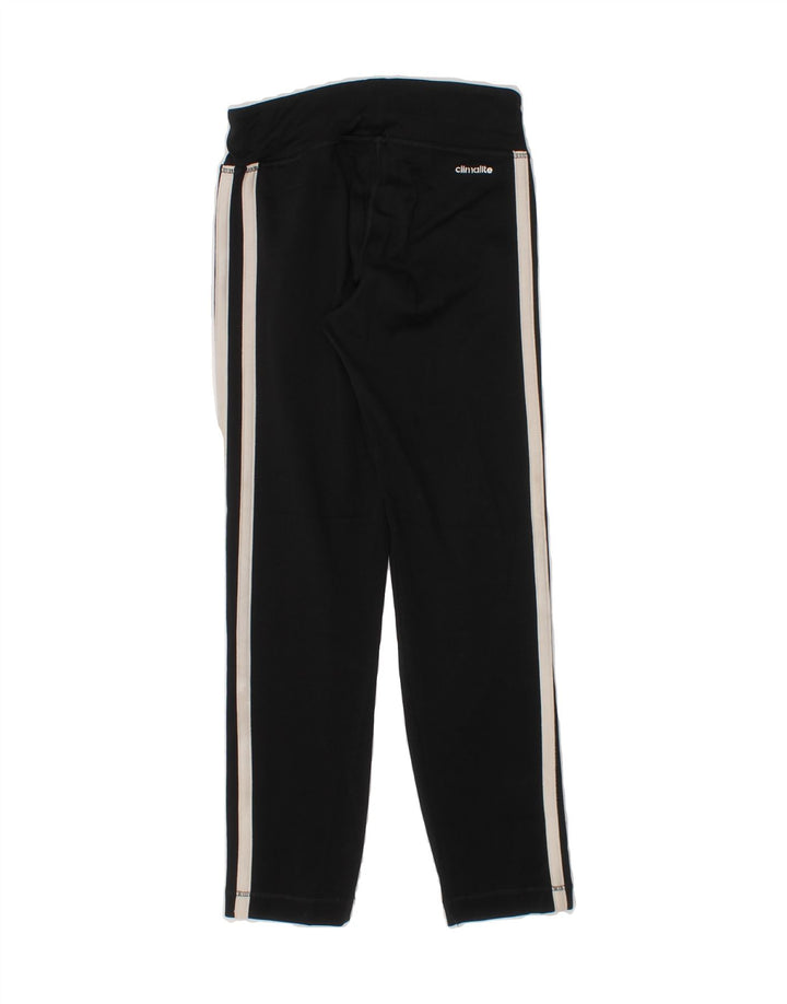 ADIDAS Girls Tracksuit Trousers 5-6 Years Black Polyester Vintage Adidas and Second-Hand Adidas from Messina Hembry 