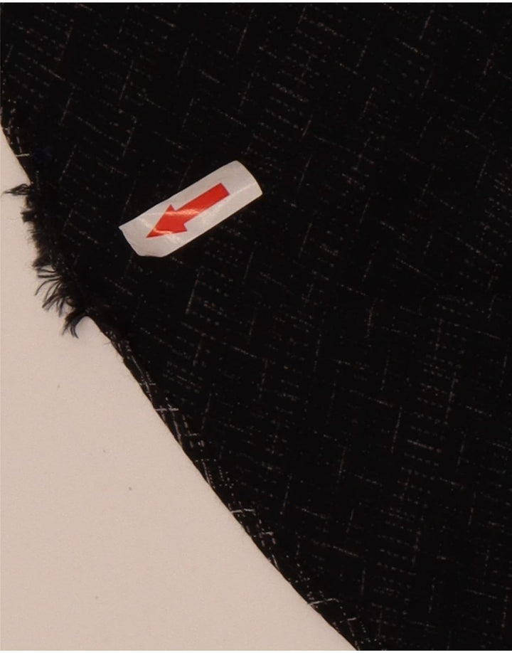 Camicia a maniche corte da uomo Tipo' S Large in viscosa geometrica nera