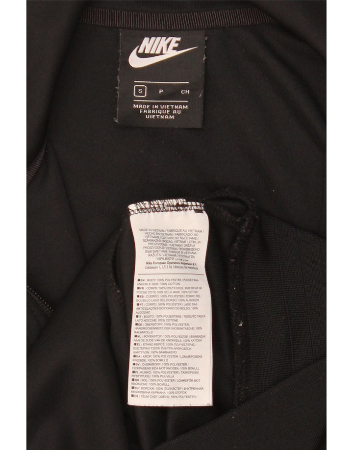 Giacca da ginnastica NIKE da uomo con grafica, piccola, in poliestere color block nero