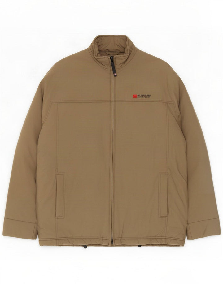 Esprit Giacca utility da uomo UK 40 Large Marrone Nylon