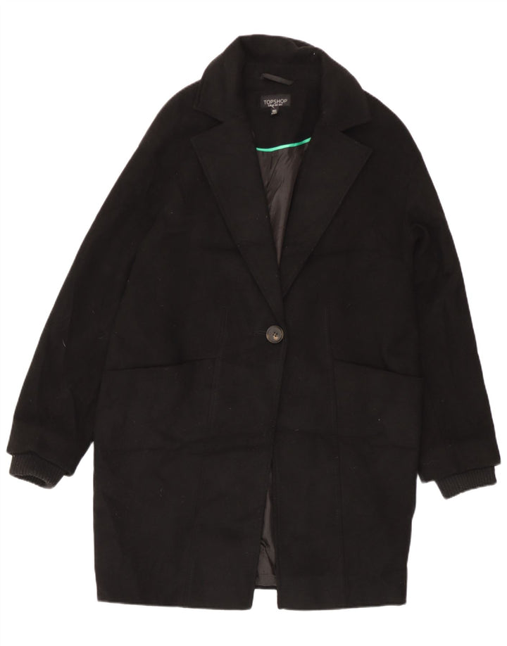 Soprabito oversize da donna Topshop UK 6 XS poliestere nero