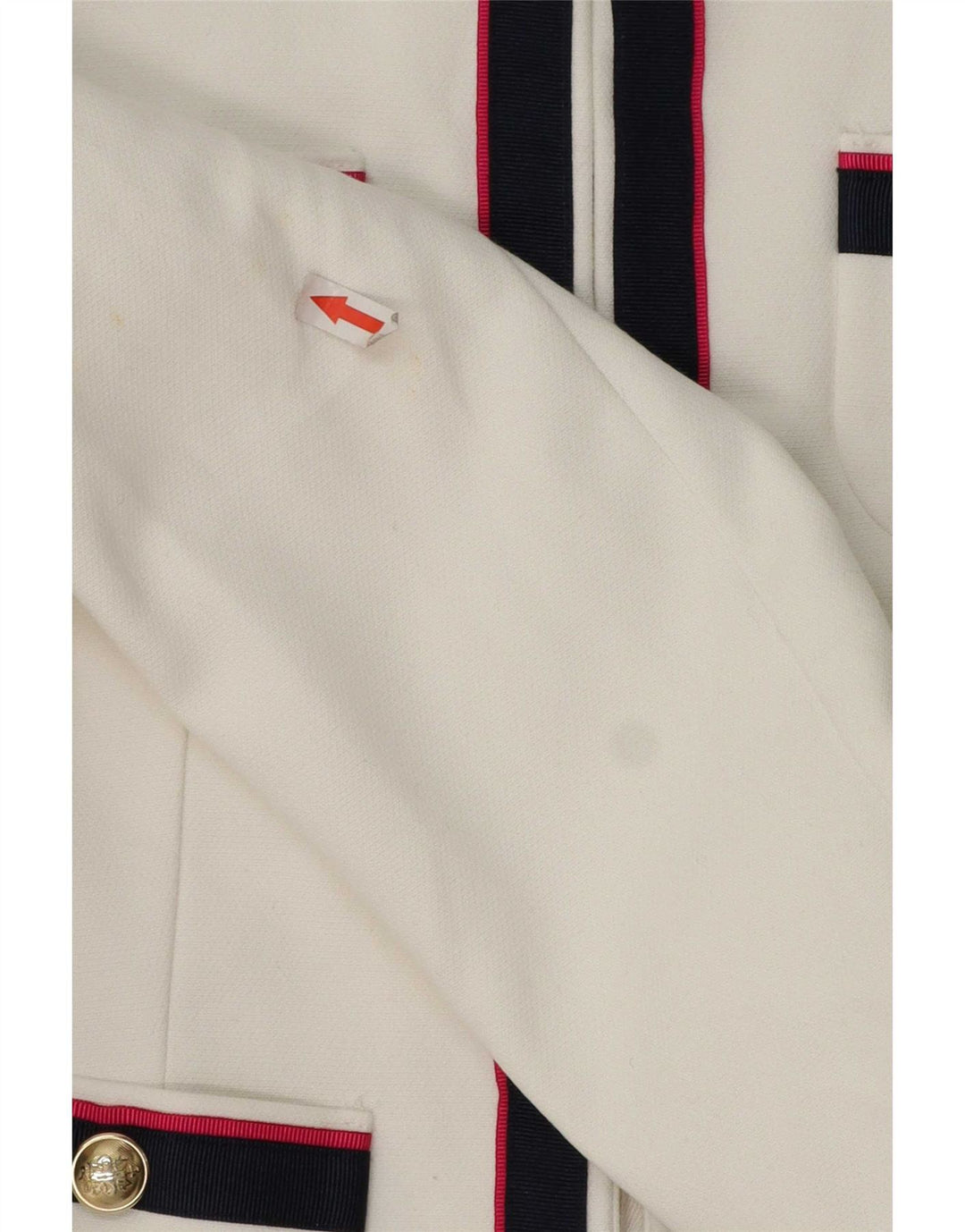 Giacca blazer da donna Zara UK 10 piccola a righe bianche
