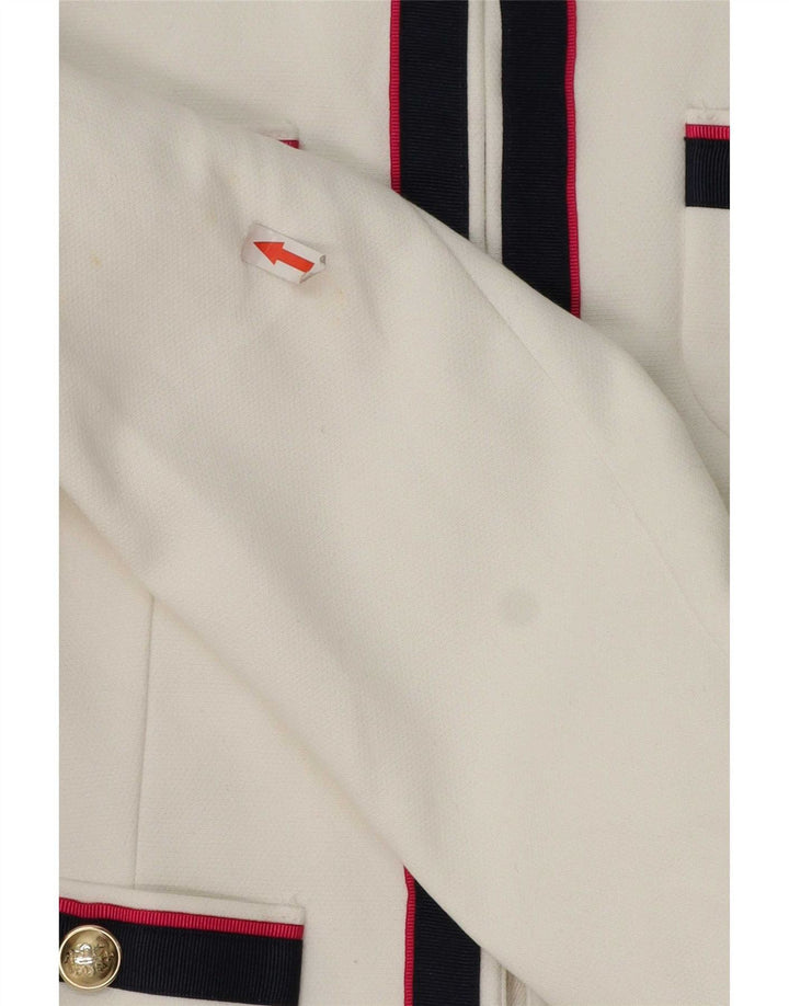 Giacca blazer da donna Zara UK 10 piccola a righe bianche