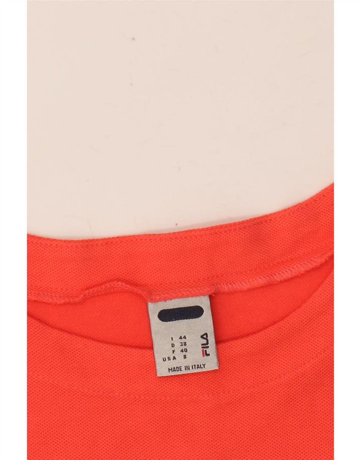 T-shirt corta da donna FILA IT 44 arancione medio