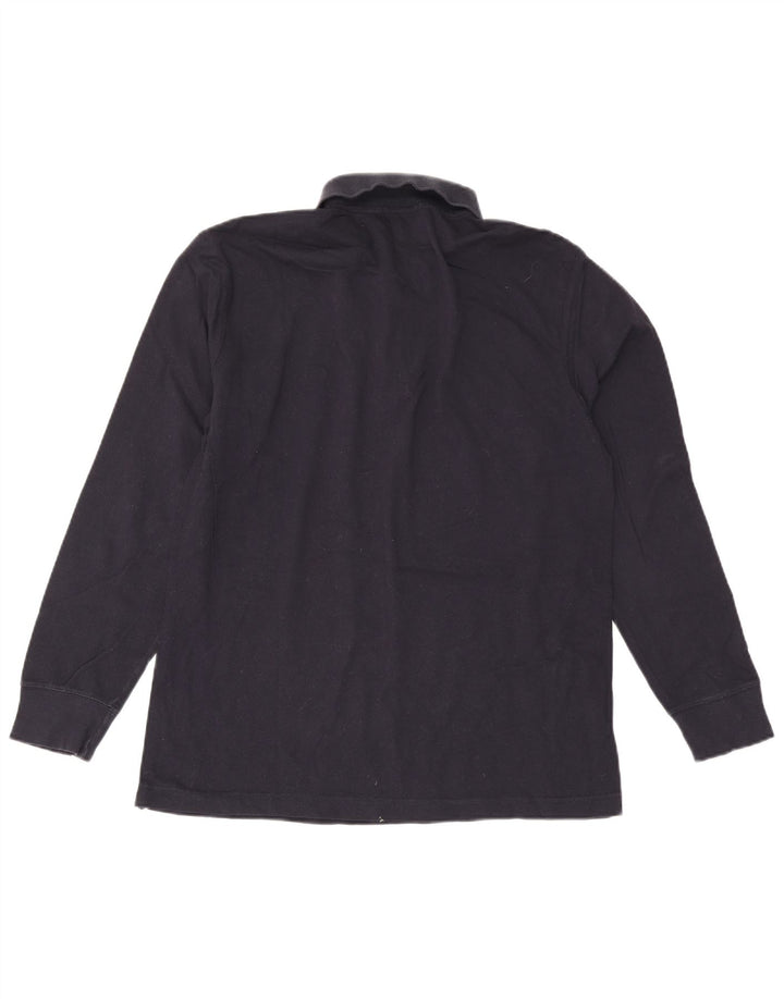 Polo da uomo a maniche lunghe Sergio Tacchini grande blu navy