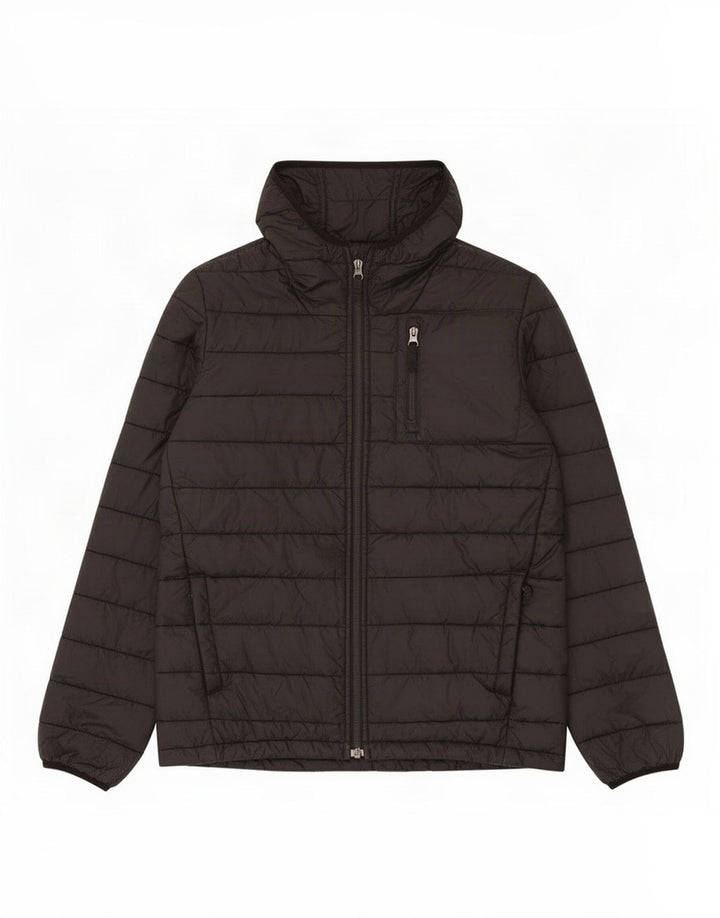 Giacca imbottita con cappuccio The North Face da ragazzo 11-12 anni grande in poliestere nero