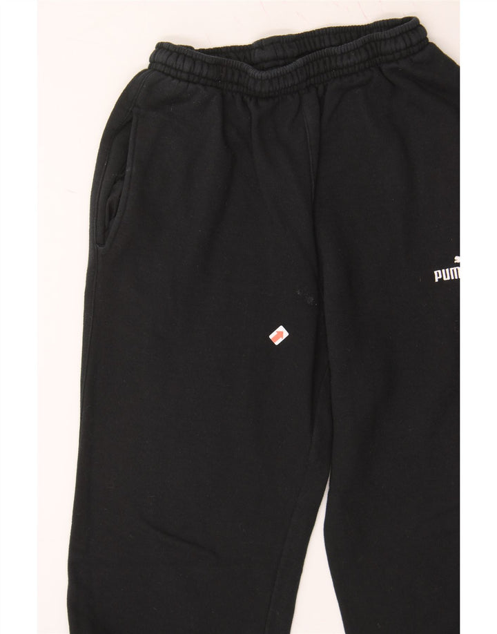 PUMA Mens Tracksuit Trousers Large Black Cotton Vintage Puma and Second-Hand Puma from Messina Hembry 