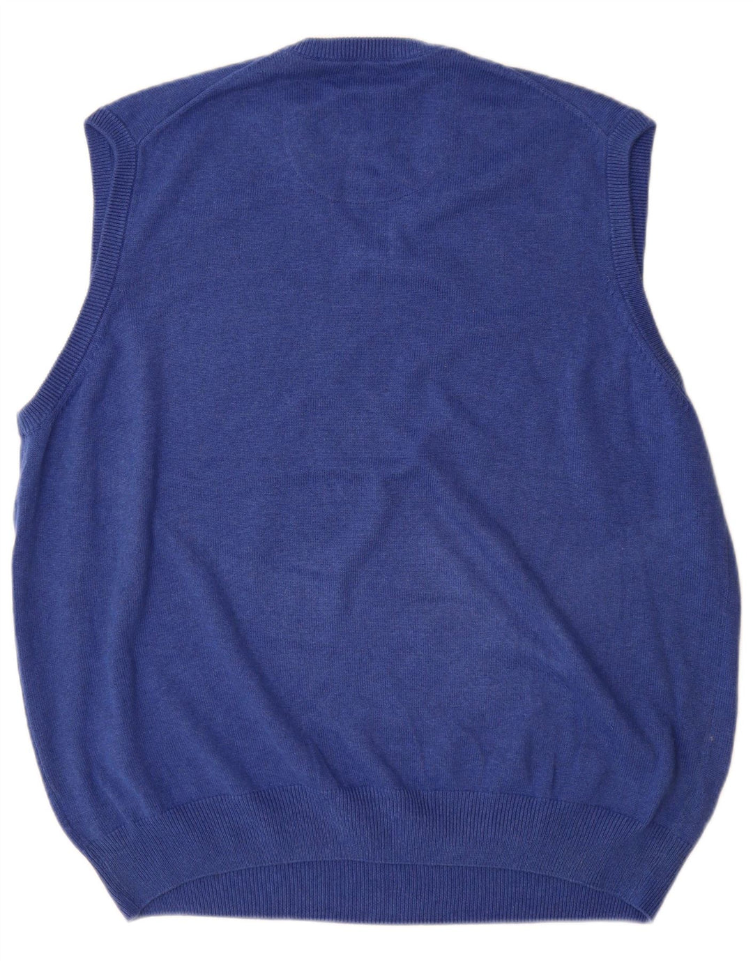 Canotta da uomo Marks & Spencer blu Harbour Vest 2XL cotone blu