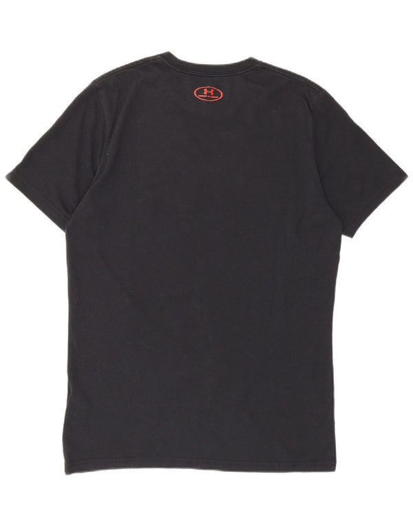 Maglietta grafica da uomo Under Armour Top Small in cotone nero