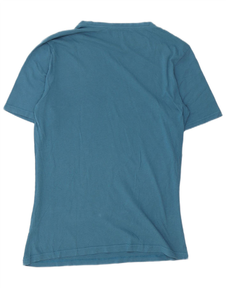 T-shirt da uomo Gas Top XL in cotone a righe blu