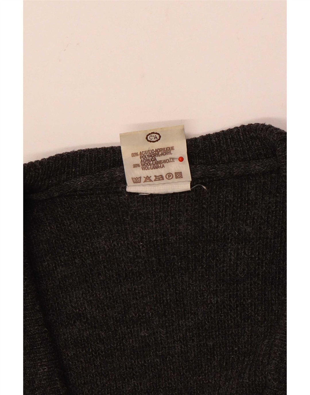 Maglione cardigan da uomo Angelo Litrico EU 48/50 Acrilico geometrico grigio medio