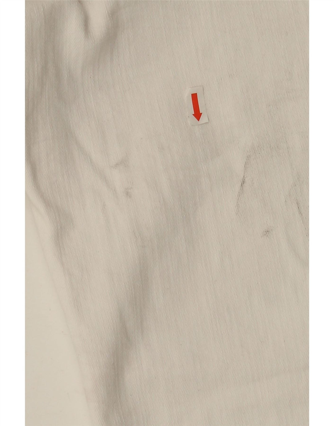 Jeans corti da donna Zara EU 38 piccoli W28 L26 cotone bianco