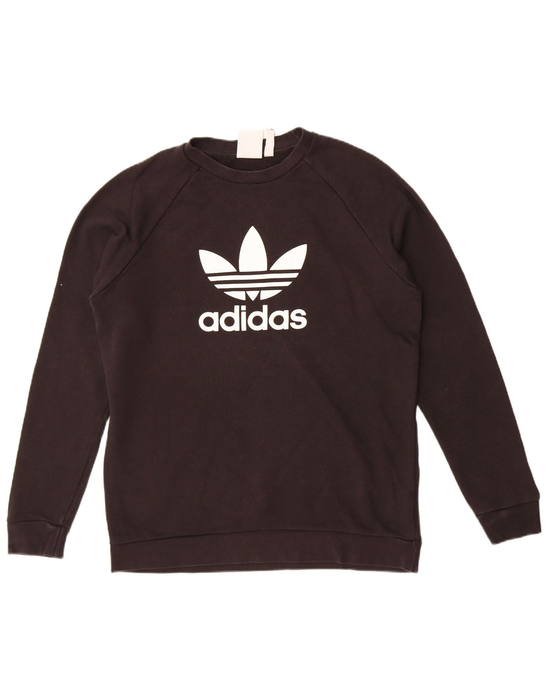 Felpa grafica da uomo Adidas Felpa media in cotone nero