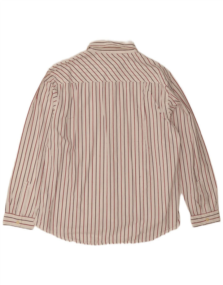 Camicia da uomo Wrangler XL in cotone a righe bianche