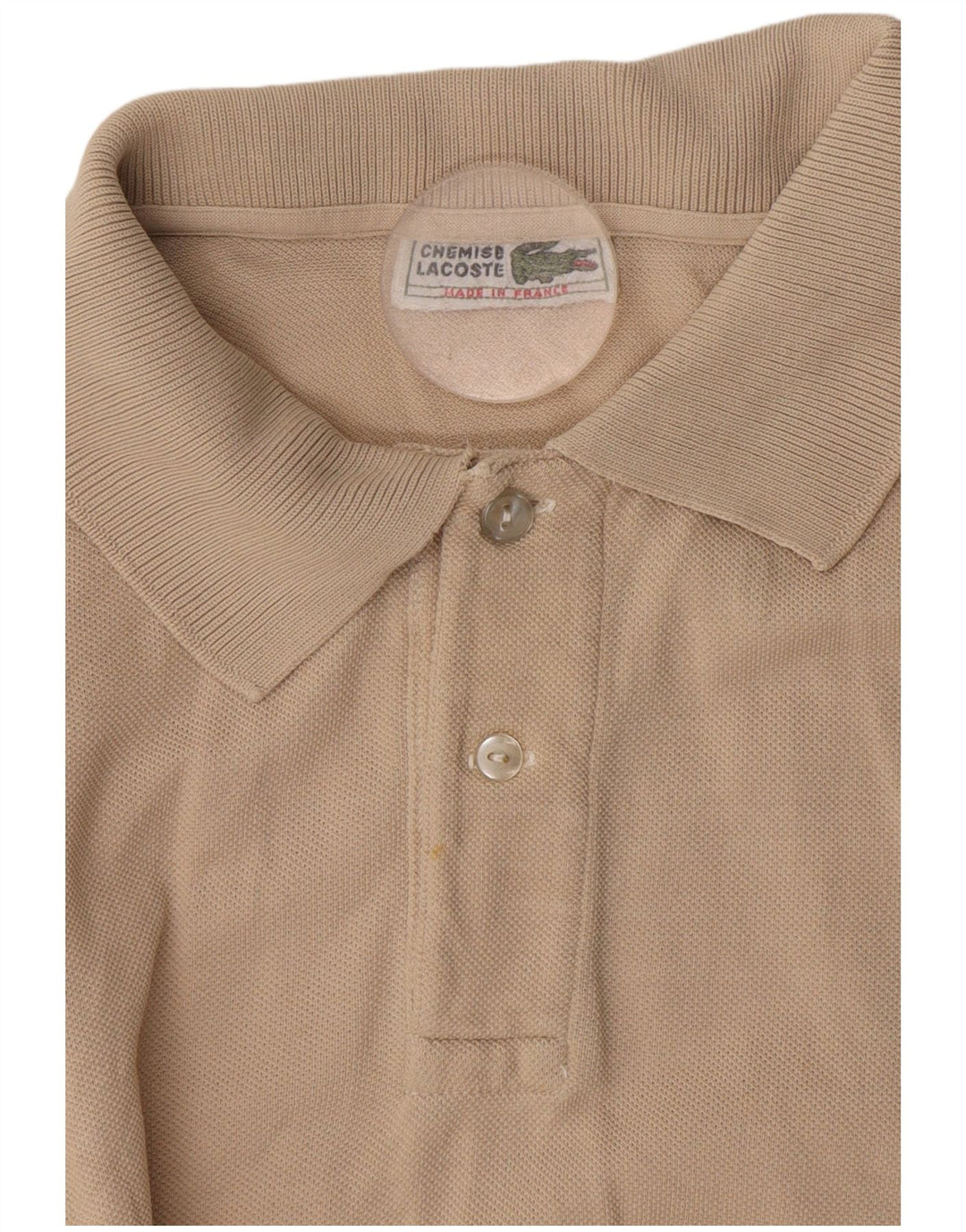 Polo da uomo Lacoste chemise beige medio