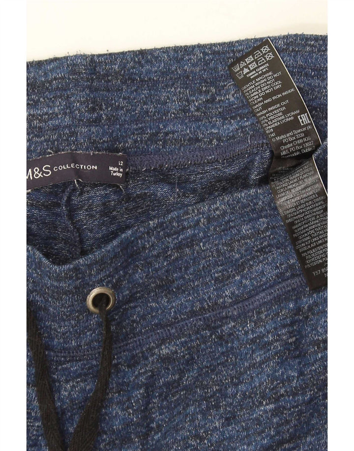 Pantaloni da tuta da donna Marks & Spencer Joggers UK 12 Medium Blu Navy