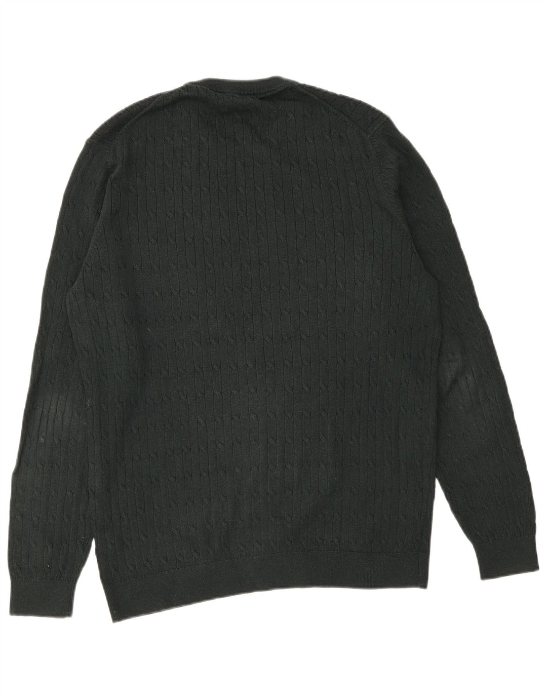Maglione maglione girocollo da uomo Massimo Dutti XL cotone verde