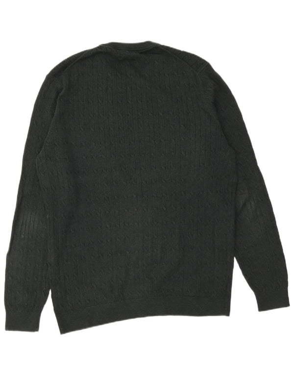 Maglione maglione girocollo da uomo Massimo Dutti XL cotone verde