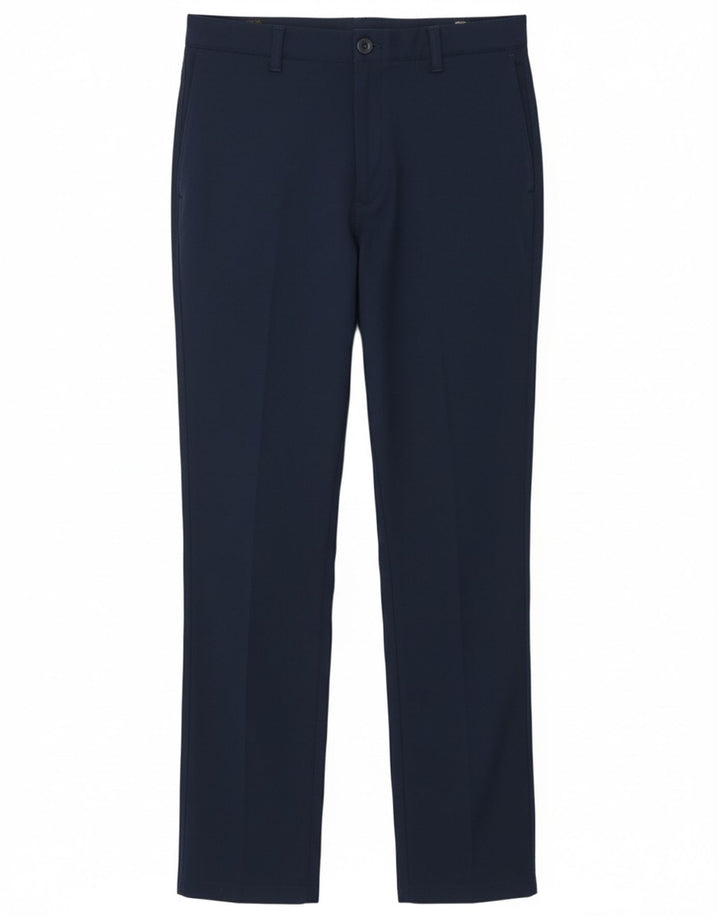 UNDER ARMOUR Boys Slim Casual Trousers 15-16 Years W29 L27 Navy Blue