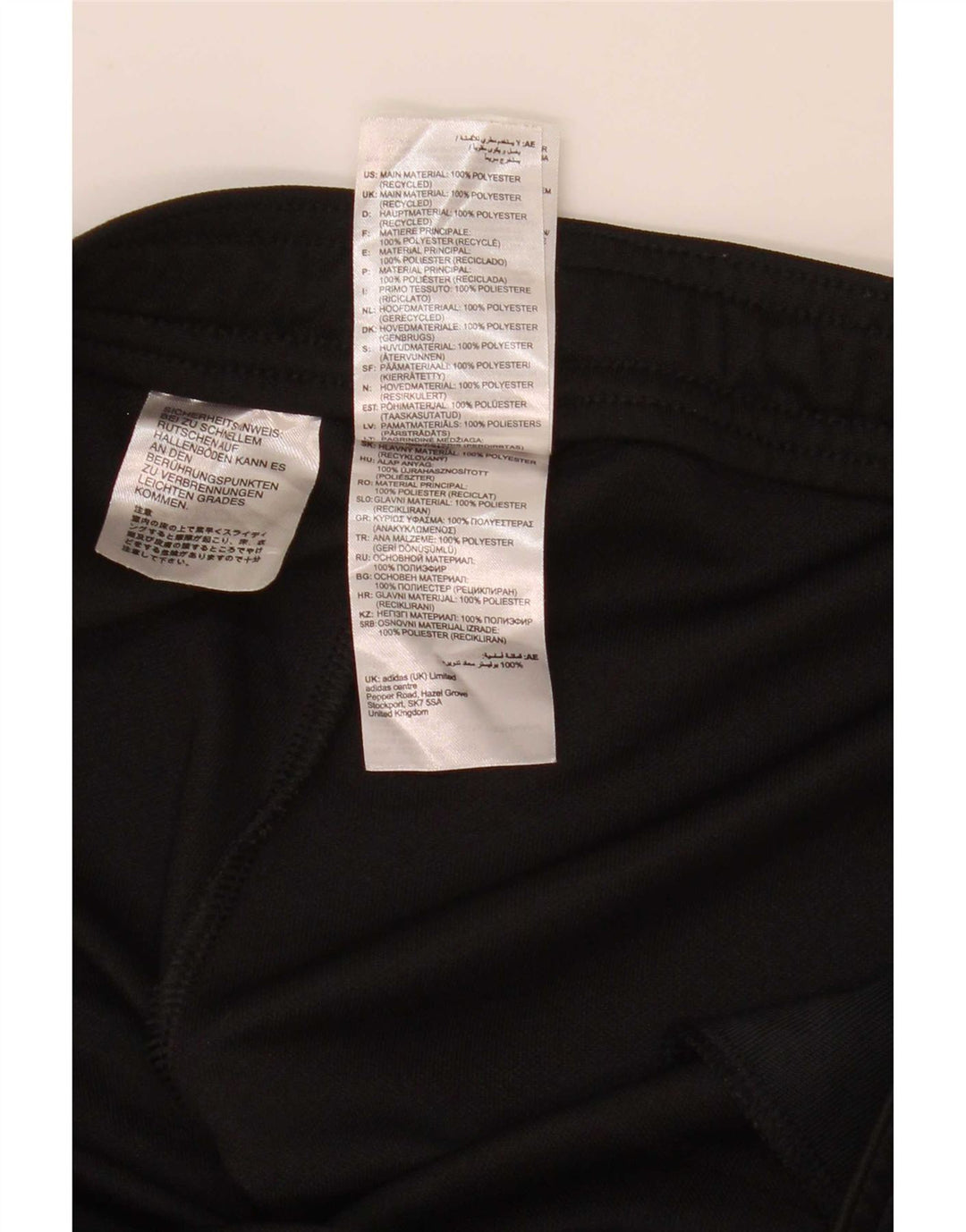 Pantaloni da tuta Adidas Aeroready da uomo in poliestere nero medio