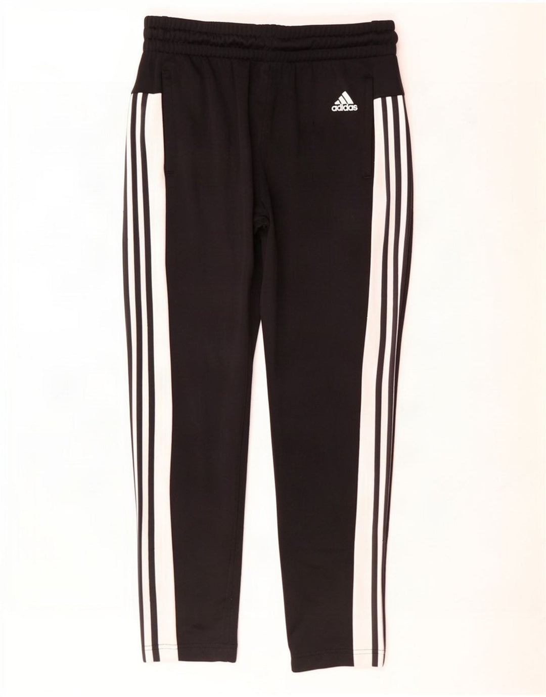 Leggings Adidas da donna UK 16/18 Large Nero Colourblock Poliestere