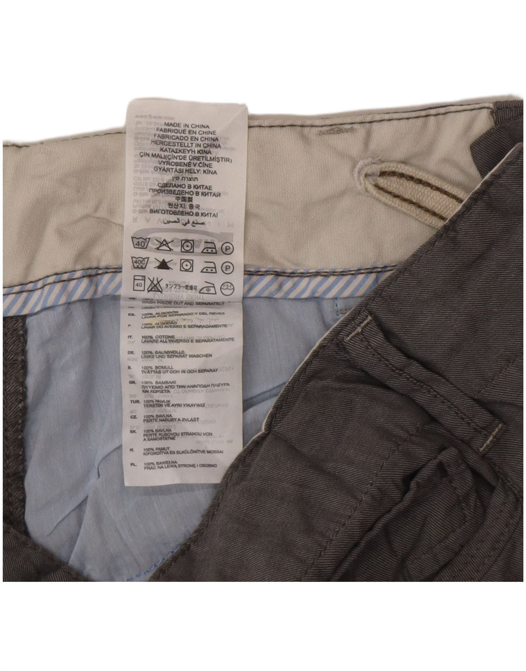Gonna cargo da donna G-Star W28 cotone grigio medio