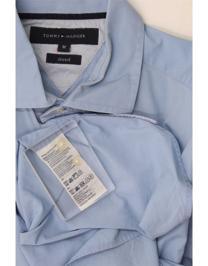 Camicia da uomo Tommy Hilfiger in cotone blu medio