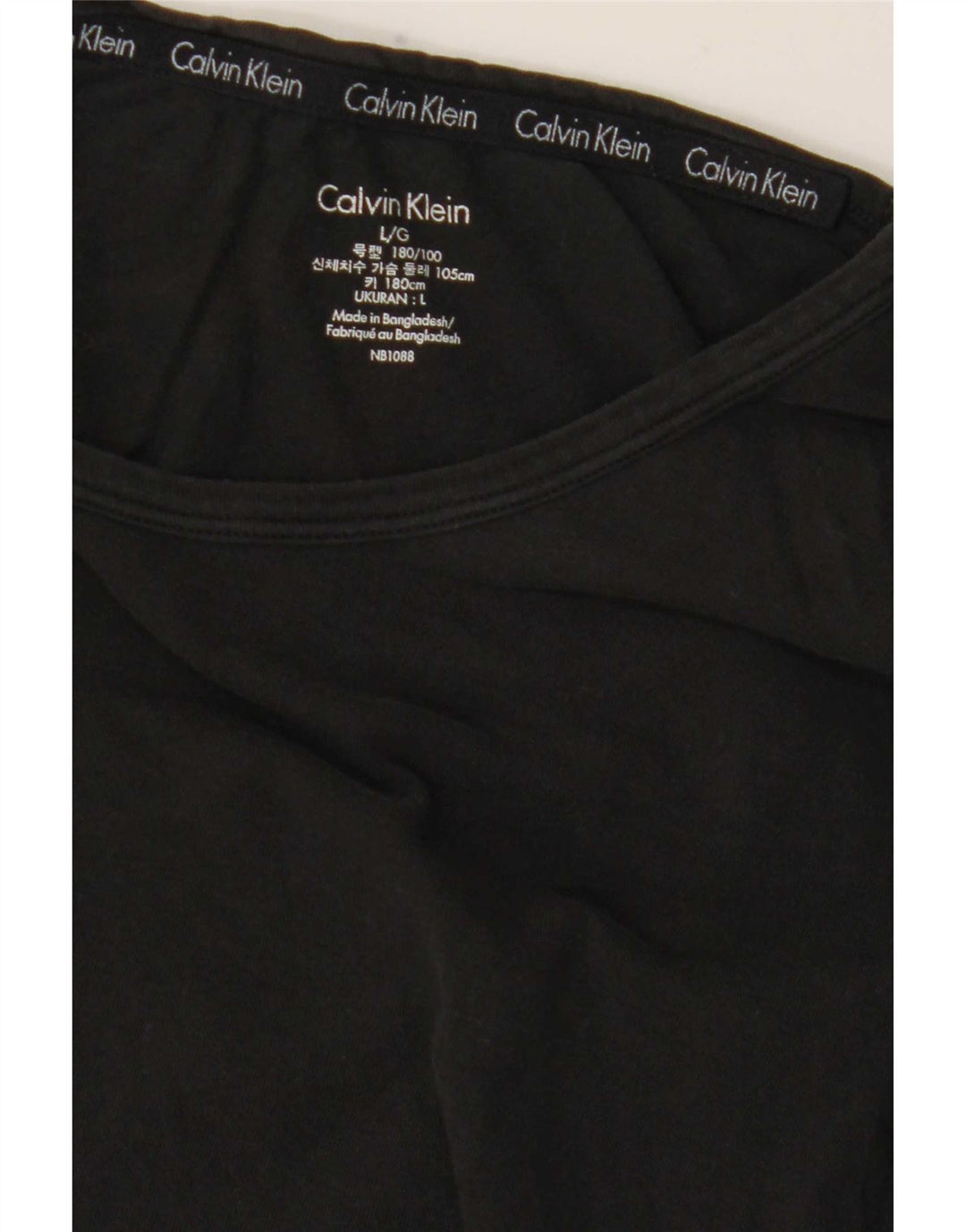 Maglietta da donna Calvin Klein Top UK 16 grande nera