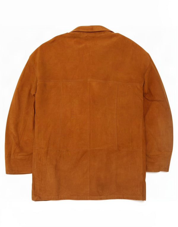 Giacca in pelle scamosciata da uomo Scout UK 44 2XL Beige
