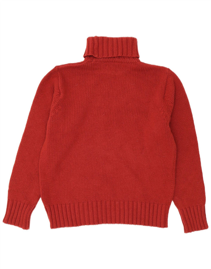 Maglione maglione da uomo con collo alto Dockers rosso medio
