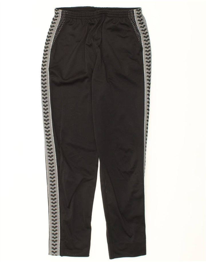 ARENA Mens Graphic Tracksuit Trousers IT 44 XS Black Polyester Vintage Arena and Second-Hand Arena from Messina Hembry 