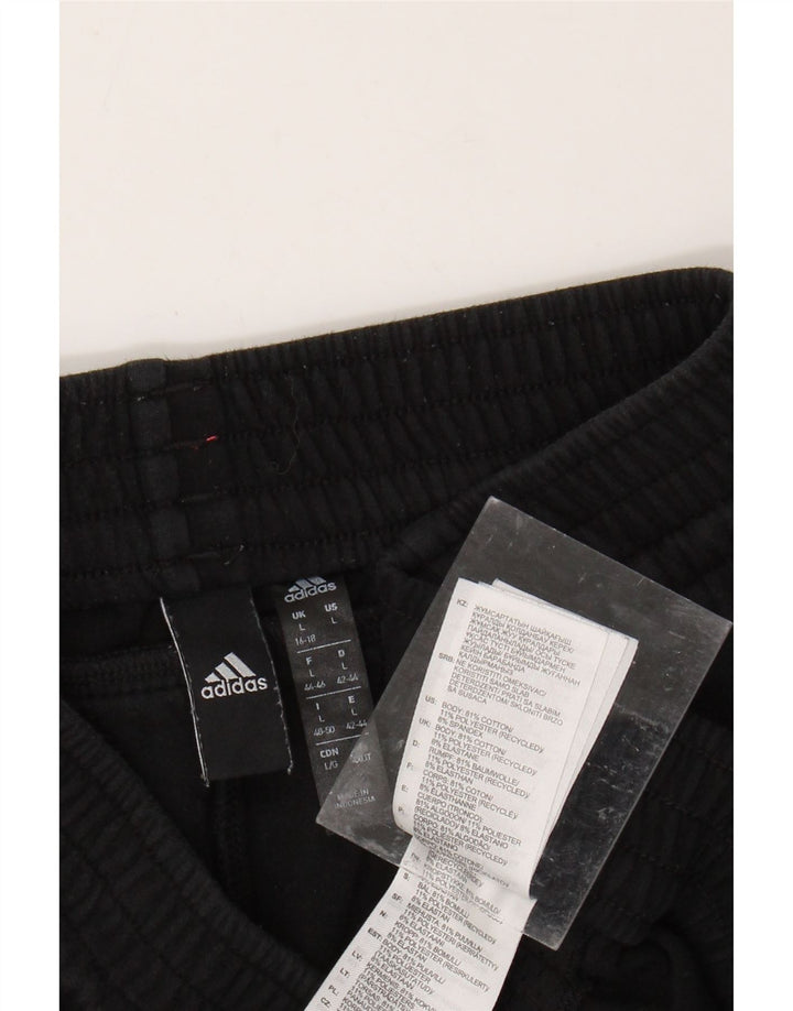 Pantaloni da tuta da donna ADIDAS UK 16/18 grandi cotone nero
