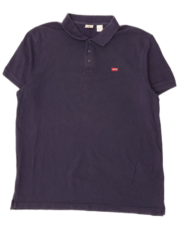 Polo Levi's da uomo vestibilità standard XL in cotone blu navy