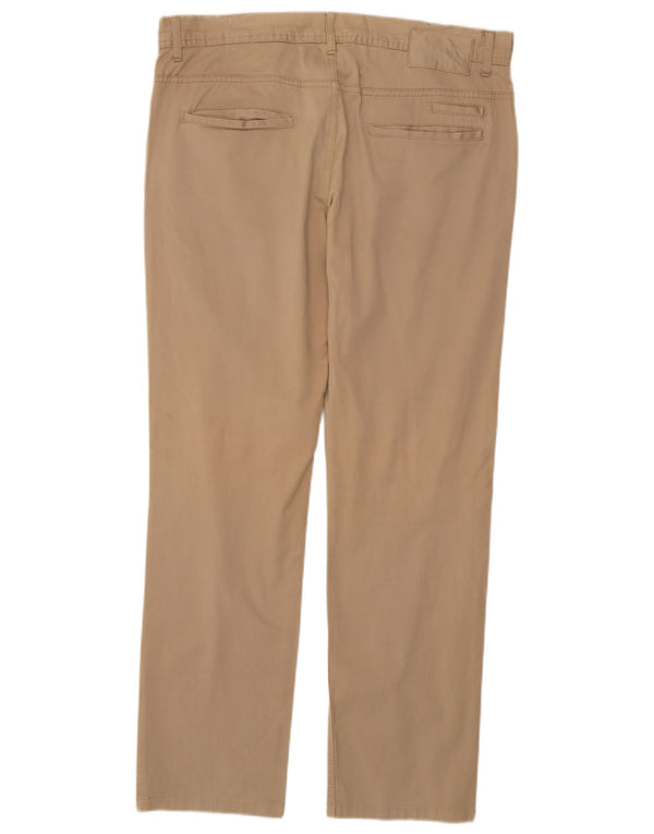 Pantaloni chino dritti da uomo Zara EU 44 Large W34 L30 Beige