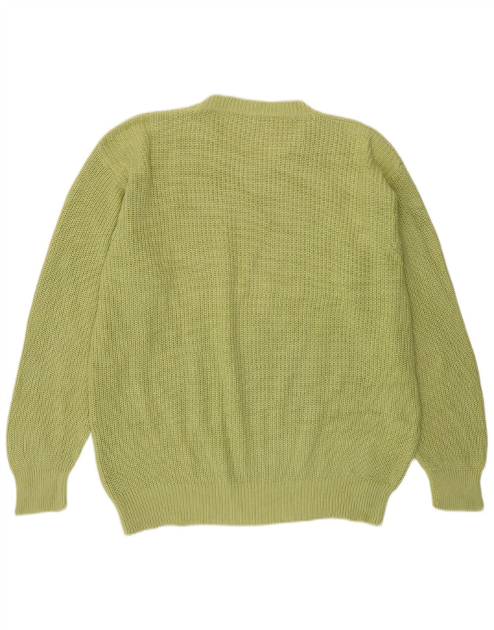Maglione Maglione Girocollo Uomo Andrea Fenzi Verde Medio