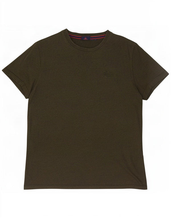 T-shirt da uomo Superdry Top XL in cotone kaki