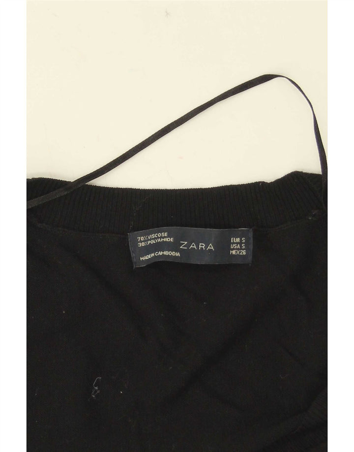Canotta canotta da donna Zara UK 10 piccola nera