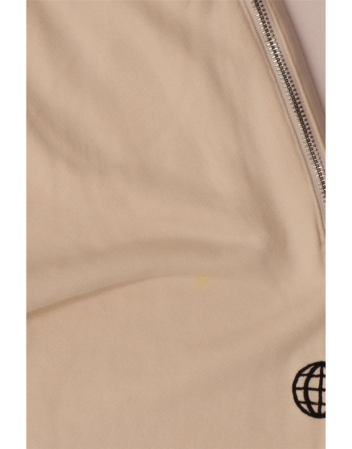 Pantaloni da tuta da uomo Zara Joggers in cotone bianco sporco medio