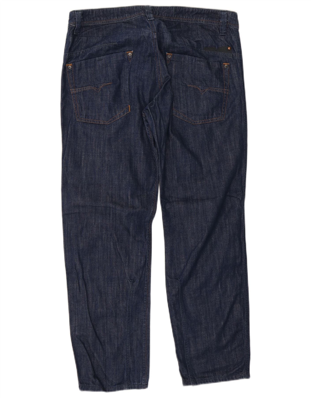 Jeans dritti da uomo DIESEL W34 L29 cotone blu navy