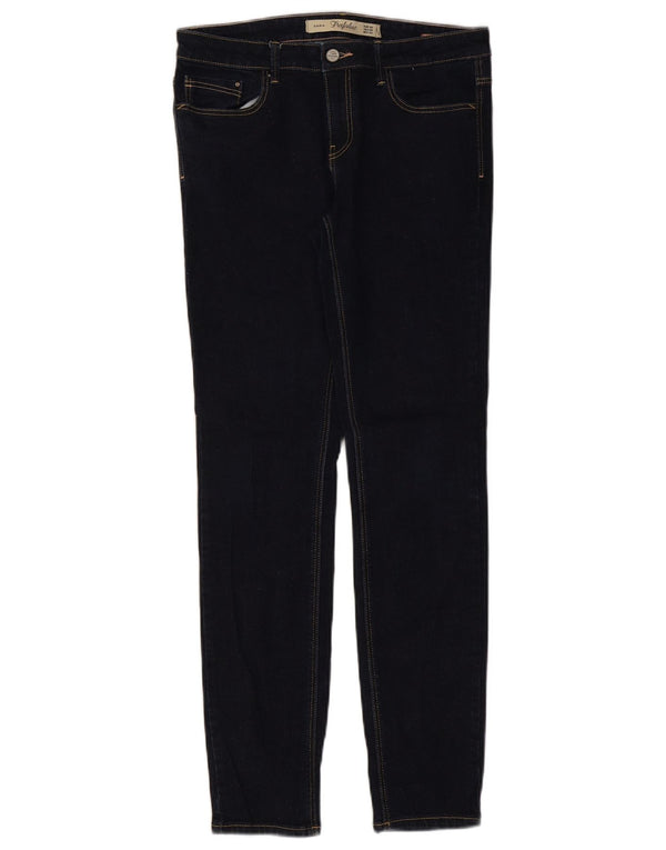 Zara Womens Trafaluc Skinny Jeans EU 40 Medium W30 L30 Navy Blue