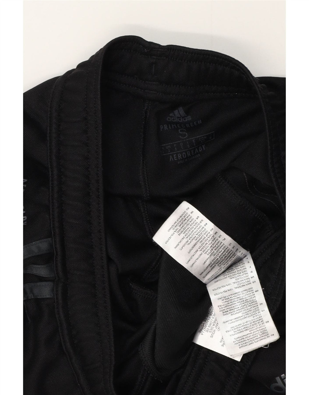 Pantaloni da tuta Adidas Aeroready da uomo piccoli in poliestere nero