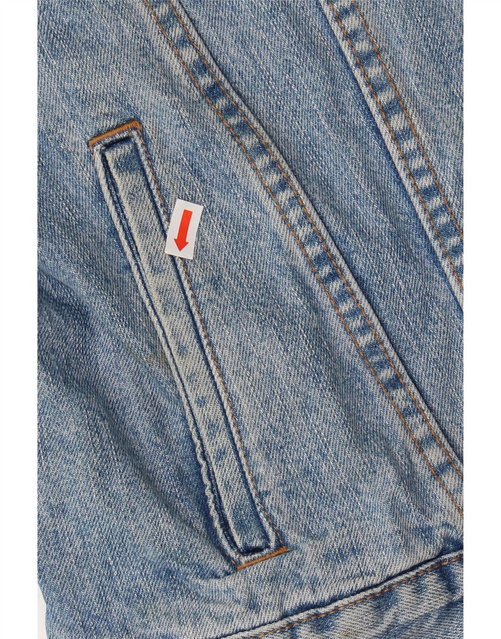 CARRERA Mens Denim Jacket UK 38 Medium Blue