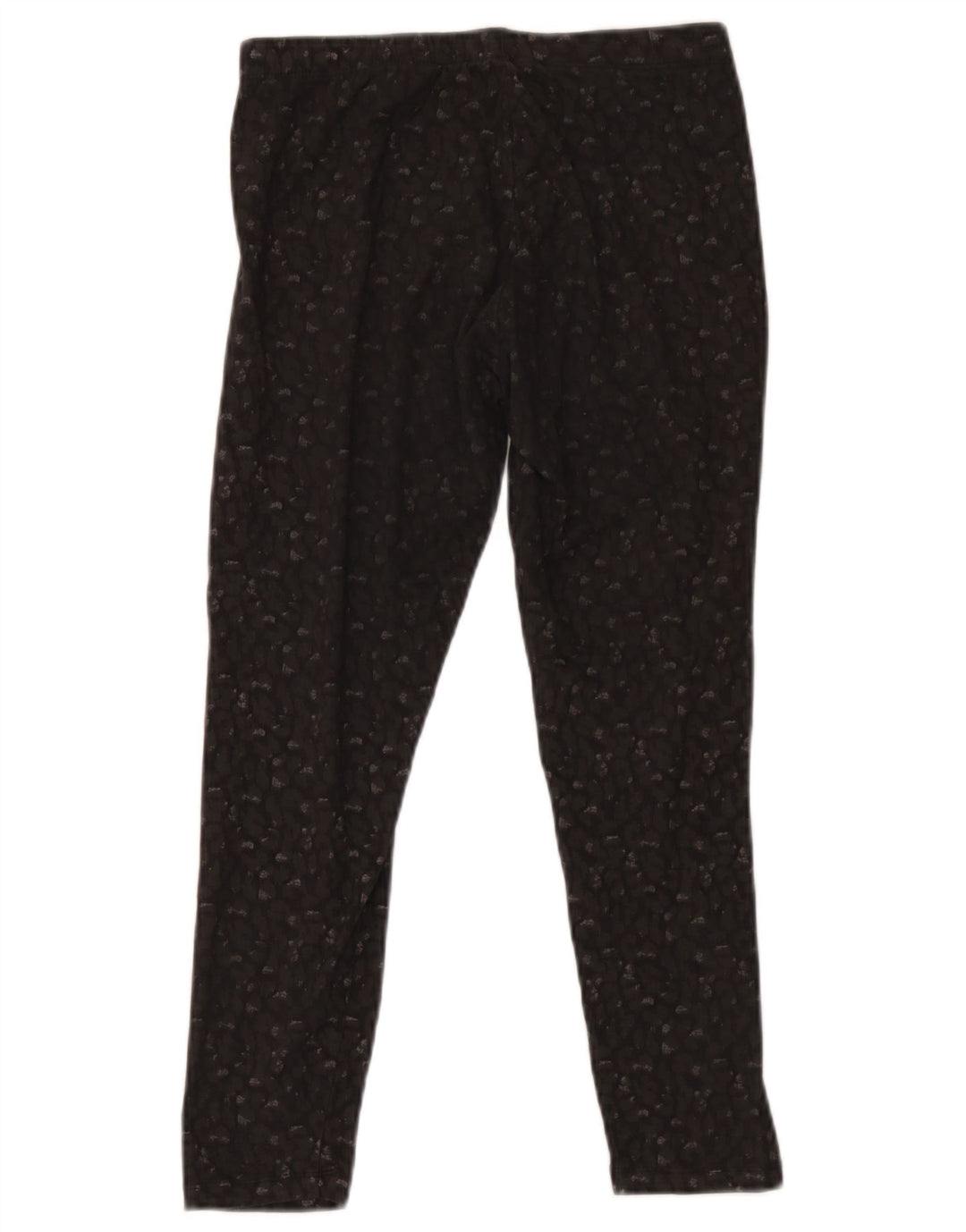 Leggings corti da donna Fat Face UK 12 Cotone maculato nero medio