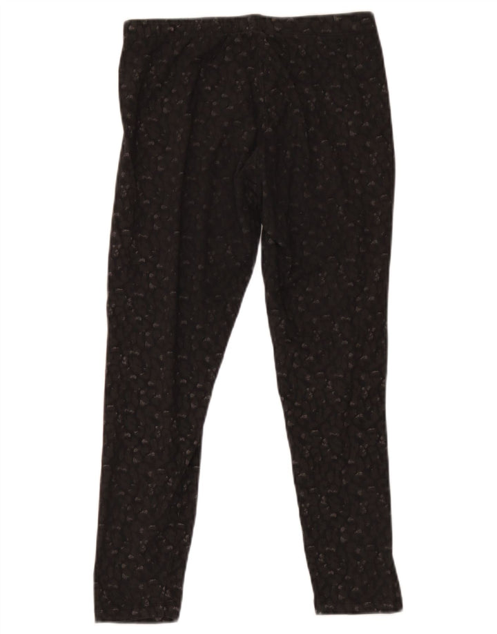 Leggings corti da donna Fat Face UK 12 Cotone maculato nero medio